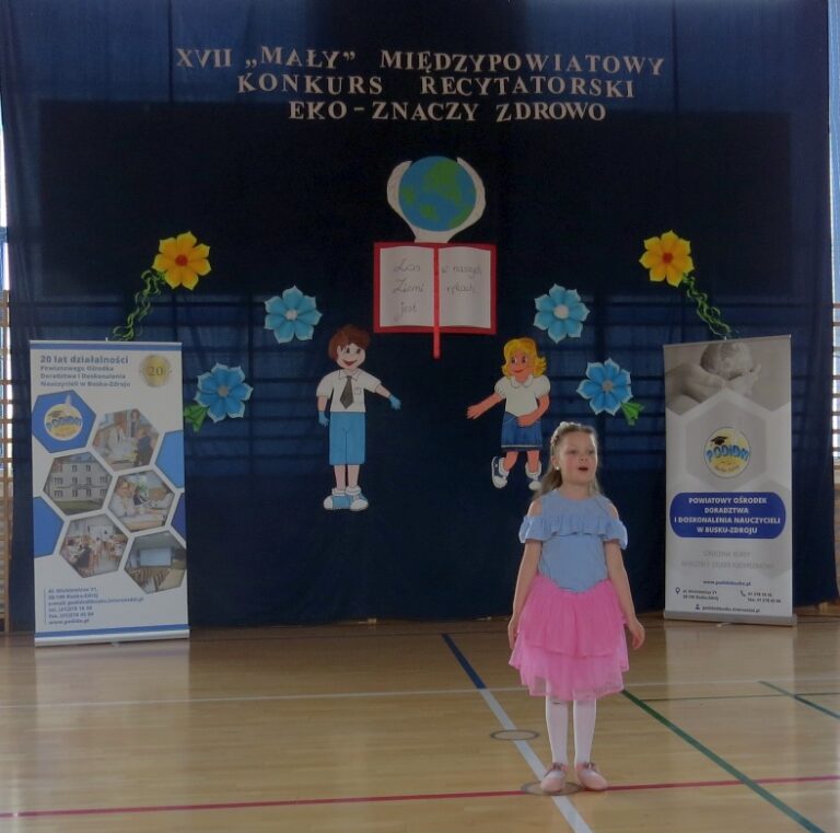 Zdjęcie z wydarzenia: 3 czerwca 2022 r. -finał XVII ,,Małego” Międzypowiatowego Konkursu Recytatorskiego " - "Eko - znaczy zdrowo