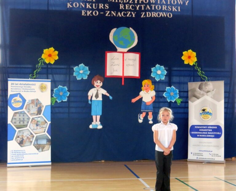 Zdjęcie z wydarzenia: 3 czerwca 2022 r. -finał XVII ,,Małego” Międzypowiatowego Konkursu Recytatorskiego " - "Eko - znaczy zdrowo