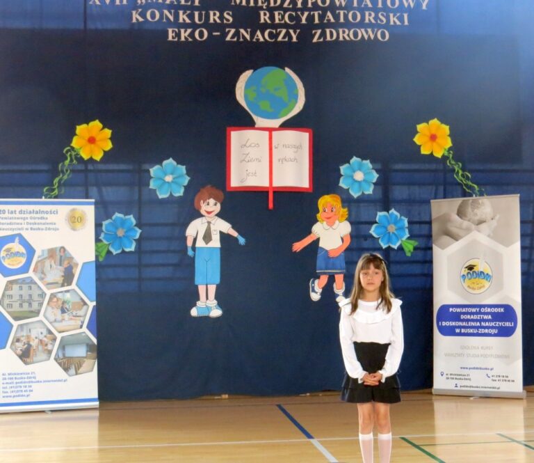 Zdjęcie z wydarzenia: 3 czerwca 2022 r. -finał XVII ,,Małego” Międzypowiatowego Konkursu Recytatorskiego " - "Eko - znaczy zdrowo