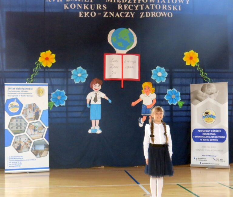 Zdjęcie z wydarzenia: 3 czerwca 2022 r. -finał XVII ,,Małego” Międzypowiatowego Konkursu Recytatorskiego " - "Eko - znaczy zdrowo