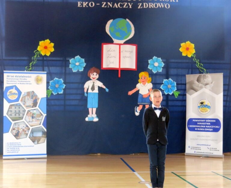 Zdjęcie z wydarzenia: 3 czerwca 2022 r. -finał XVII ,,Małego” Międzypowiatowego Konkursu Recytatorskiego " - "Eko - znaczy zdrowo