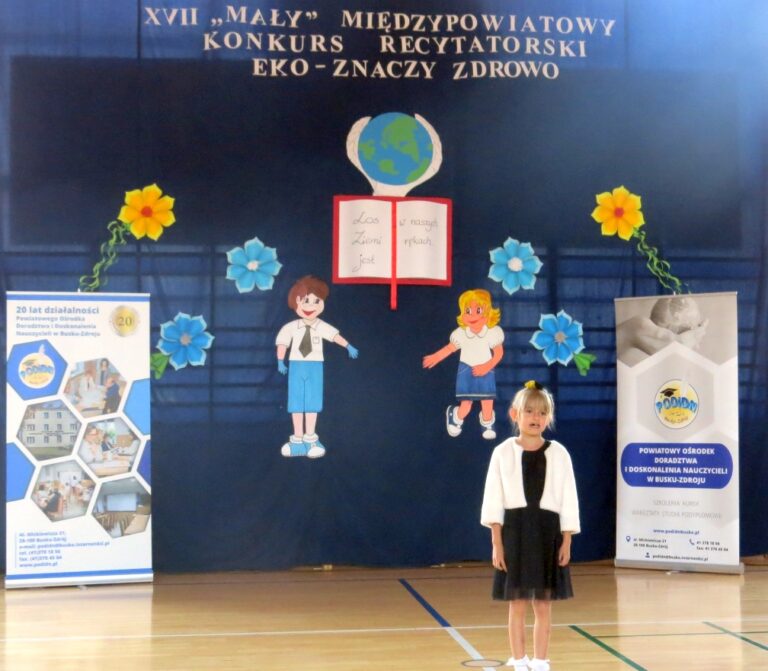 Zdjęcie z wydarzenia: 3 czerwca 2022 r. -finał XVII ,,Małego” Międzypowiatowego Konkursu Recytatorskiego " - "Eko - znaczy zdrowo