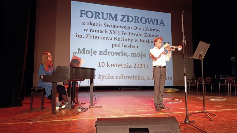 Zdjęcie z wydarzenia: 10 kwietnia 2024 R. - XXII FESTIWAL ZDROWIA IM. ZBIGNIEWA KOCIUBY W BUSKU-ZDROJU