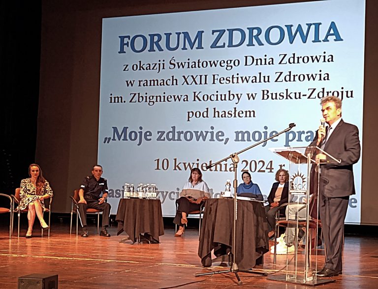 Zdjęcie z wydarzenia: 10 kwietnia 2024 R. - XXII FESTIWAL ZDROWIA IM. ZBIGNIEWA KOCIUBY W BUSKU-ZDROJU