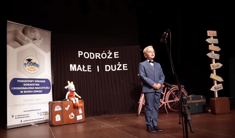 Zdjęcie z wydarzenia: 5 czerwca 2024 R. - XIX finał "Małego" Międzypowiatowego Konkursu Recytatorskiego po hasłem „Podróże małe i duże”