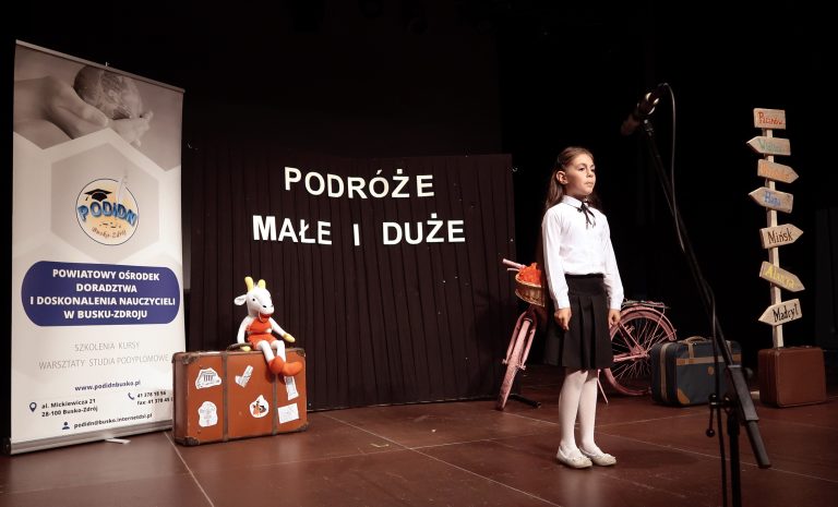 Zdjęcie z wydarzenia: 5 czerwca 2024 R. - XIX finał "Małego" Międzypowiatowego Konkursu Recytatorskiego po hasłem „Podróże małe i duże”