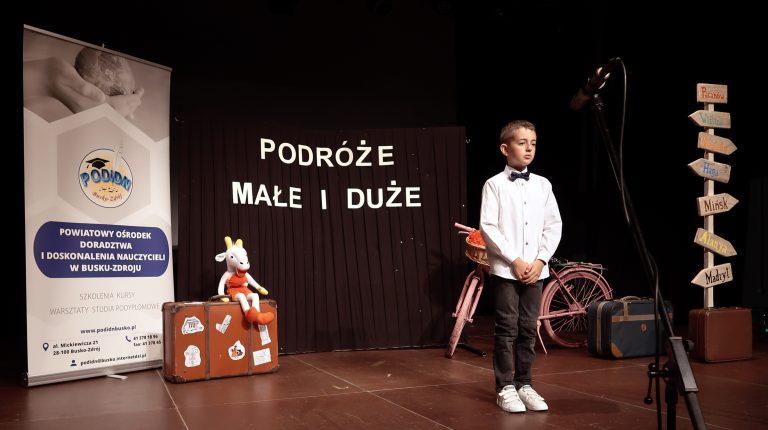 Zdjęcie z wydarzenia: 5 czerwca 2024 R. - XIX finał "Małego" Międzypowiatowego Konkursu Recytatorskiego po hasłem „Podróże małe i duże”