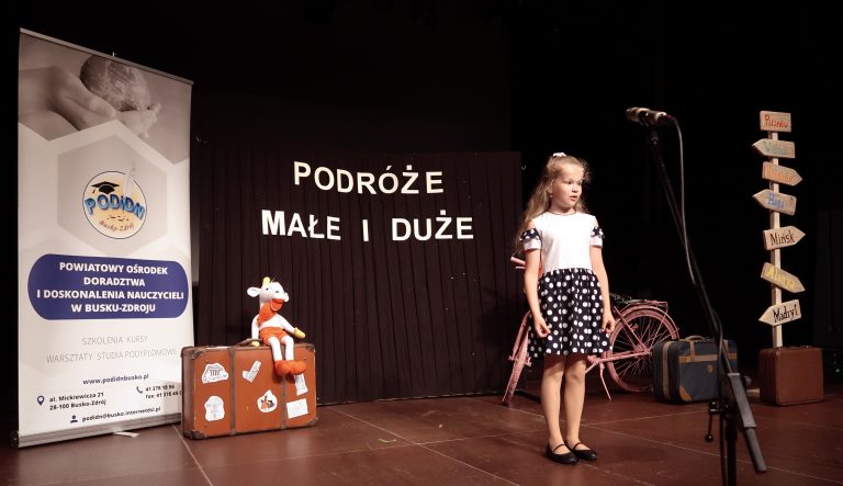 Zdjęcie z wydarzenia: 5 czerwca 2024 R. - XIX finał "Małego" Międzypowiatowego Konkursu Recytatorskiego po hasłem „Podróże małe i duże”