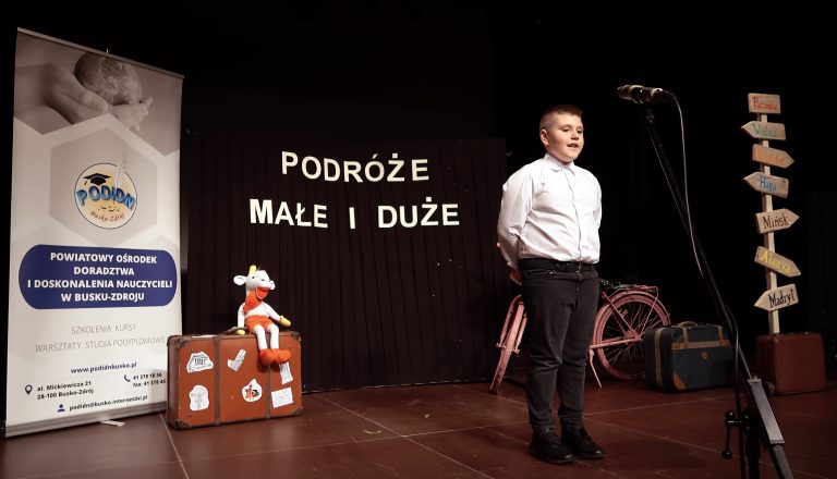 Zdjęcie z wydarzenia: 5 czerwca 2024 R. - XIX finał "Małego" Międzypowiatowego Konkursu Recytatorskiego po hasłem „Podróże małe i duże”