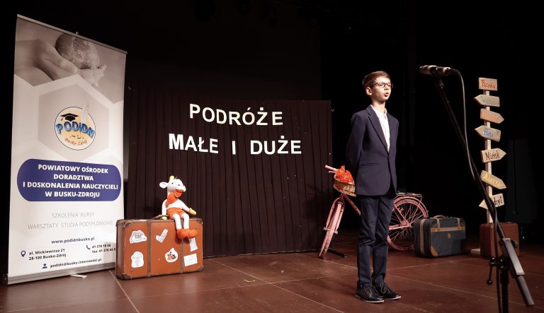 Zdjęcie z wydarzenia: 5 czerwca 2024 R. - XIX finał "Małego" Międzypowiatowego Konkursu Recytatorskiego po hasłem „Podróże małe i duże”