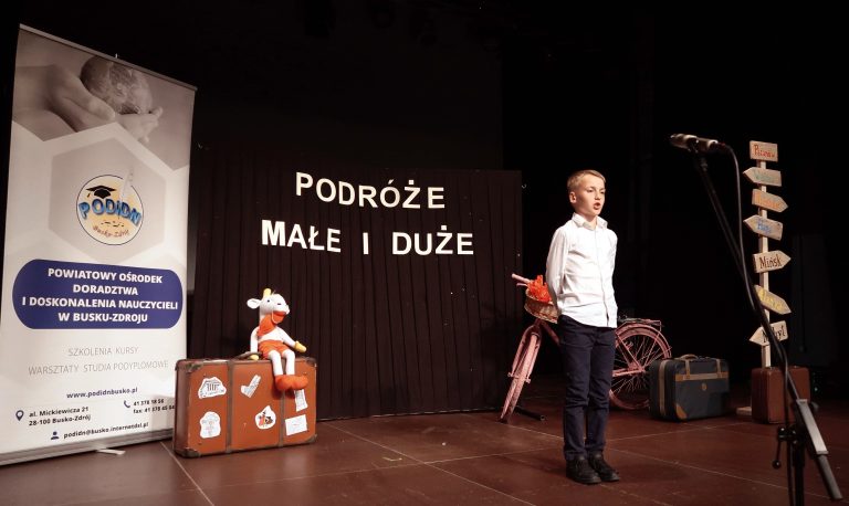 Zdjęcie z wydarzenia: 5 czerwca 2024 R. - XIX finał "Małego" Międzypowiatowego Konkursu Recytatorskiego po hasłem „Podróże małe i duże”