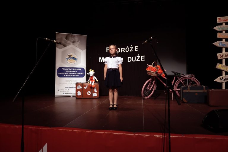 Zdjęcie z wydarzenia: 5 czerwca 2024 R. - XIX finał "Małego" Międzypowiatowego Konkursu Recytatorskiego po hasłem „Podróże małe i duże”