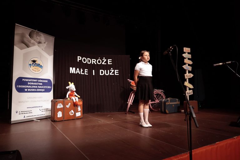 Zdjęcie z wydarzenia: 5 czerwca 2024 R. - XIX finał "Małego" Międzypowiatowego Konkursu Recytatorskiego po hasłem „Podróże małe i duże”