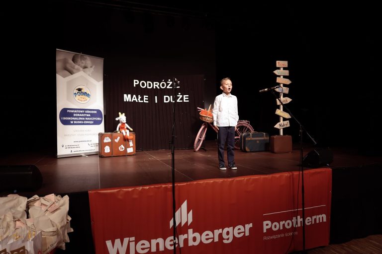 Zdjęcie z wydarzenia: 5 czerwca 2024 R. - XIX finał "Małego" Międzypowiatowego Konkursu Recytatorskiego po hasłem „Podróże małe i duże”