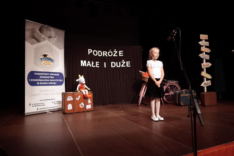 Zdjęcie z wydarzenia: 5 czerwca 2024 R. - XIX finał "Małego" Międzypowiatowego Konkursu Recytatorskiego po hasłem „Podróże małe i duże”