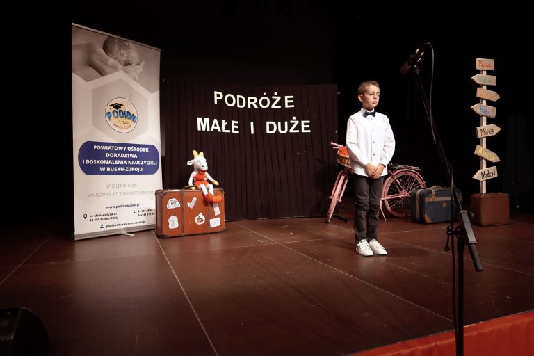 Zdjęcie z wydarzenia: 5 czerwca 2024 R. - XIX finał "Małego" Międzypowiatowego Konkursu Recytatorskiego po hasłem „Podróże małe i duże”