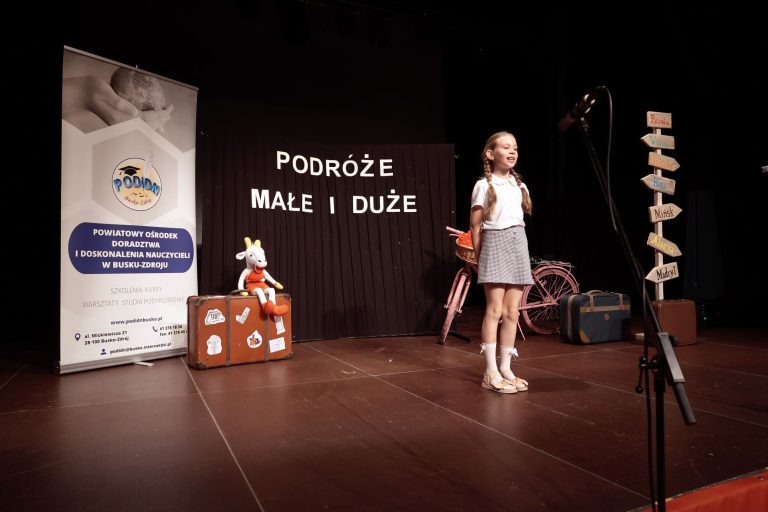 Zdjęcie z wydarzenia: 5 czerwca 2024 R. - XIX finał "Małego" Międzypowiatowego Konkursu Recytatorskiego po hasłem „Podróże małe i duże”