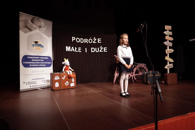 Zdjęcie z wydarzenia: 5 czerwca 2024 R. - XIX finał "Małego" Międzypowiatowego Konkursu Recytatorskiego po hasłem „Podróże małe i duże”