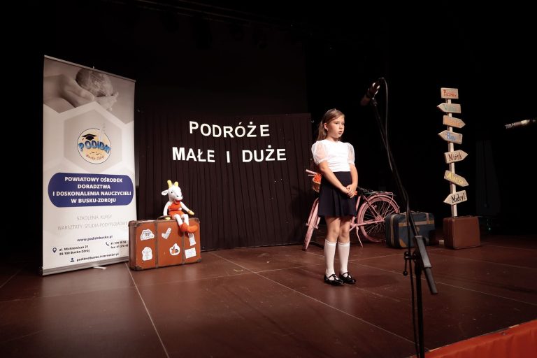 Zdjęcie z wydarzenia: 5 czerwca 2024 R. - XIX finał "Małego" Międzypowiatowego Konkursu Recytatorskiego po hasłem „Podróże małe i duże”