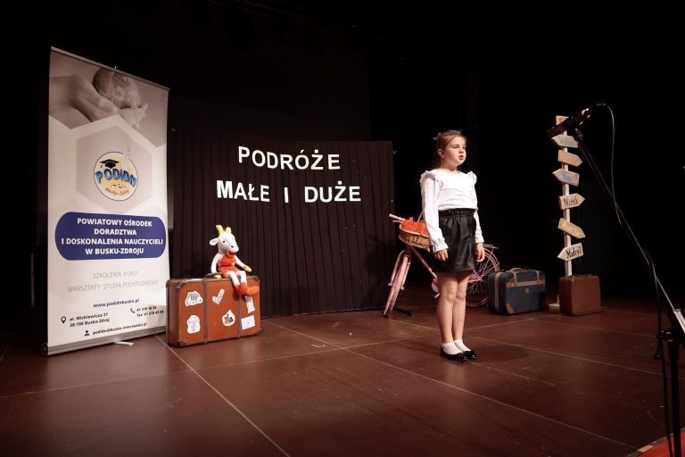 Zdjęcie z wydarzenia: 5 czerwca 2024 R. - XIX finał "Małego" Międzypowiatowego Konkursu Recytatorskiego po hasłem „Podróże małe i duże”