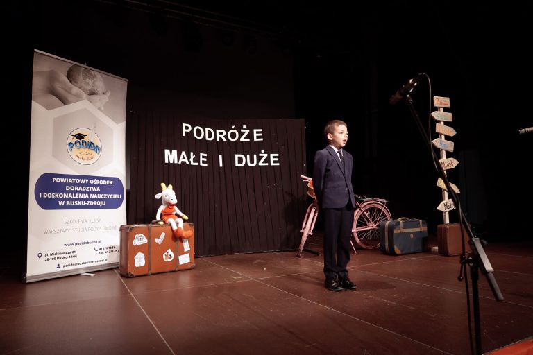 Zdjęcie z wydarzenia: 5 czerwca 2024 R. - XIX finał "Małego" Międzypowiatowego Konkursu Recytatorskiego po hasłem „Podróże małe i duże”