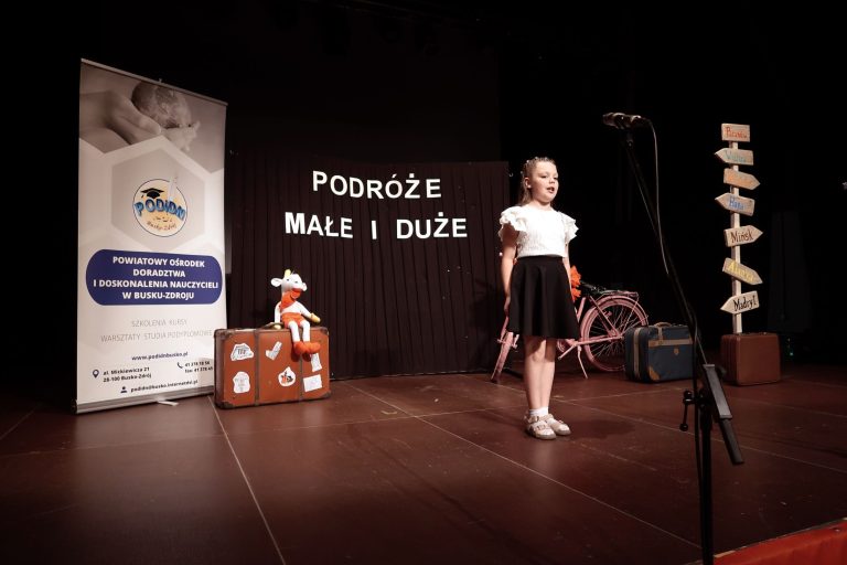 Zdjęcie z wydarzenia: 5 czerwca 2024 R. - XIX finał "Małego" Międzypowiatowego Konkursu Recytatorskiego po hasłem „Podróże małe i duże”