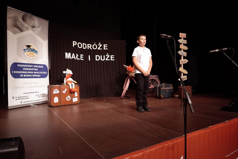 Zdjęcie z wydarzenia: 5 czerwca 2024 R. - XIX finał "Małego" Międzypowiatowego Konkursu Recytatorskiego po hasłem „Podróże małe i duże”
