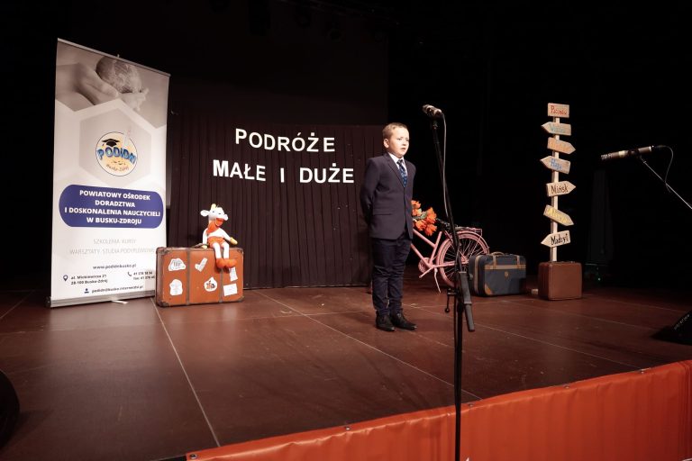 Zdjęcie z wydarzenia: 5 czerwca 2024 R. - XIX finał "Małego" Międzypowiatowego Konkursu Recytatorskiego po hasłem „Podróże małe i duże”