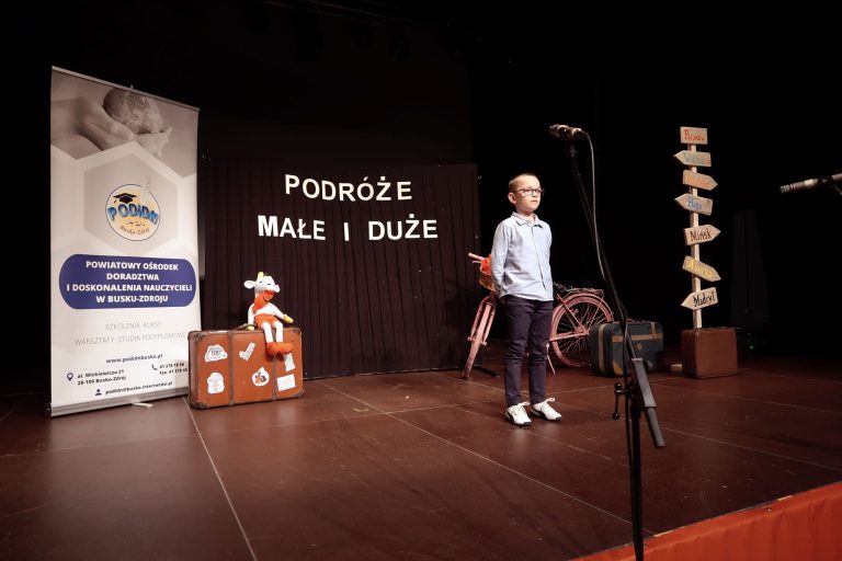 Zdjęcie z wydarzenia: 5 czerwca 2024 R. - XIX finał "Małego" Międzypowiatowego Konkursu Recytatorskiego po hasłem „Podróże małe i duże”