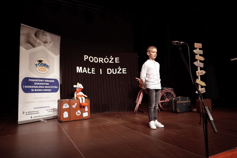 Zdjęcie z wydarzenia: 5 czerwca 2024 R. - XIX finał "Małego" Międzypowiatowego Konkursu Recytatorskiego po hasłem „Podróże małe i duże”