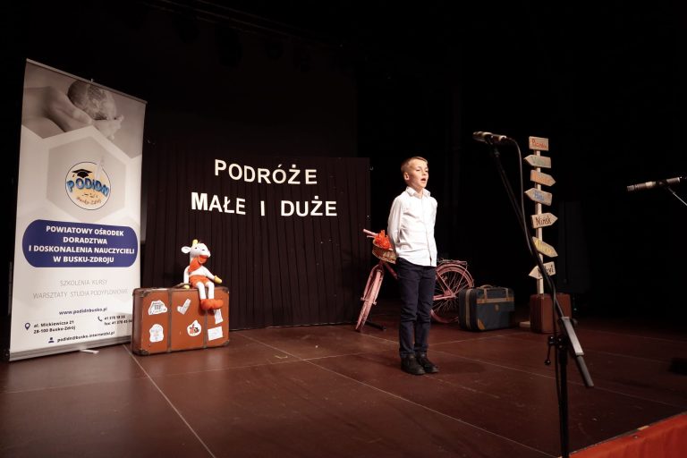 Zdjęcie z wydarzenia: 5 czerwca 2024 R. - XIX finał "Małego" Międzypowiatowego Konkursu Recytatorskiego po hasłem „Podróże małe i duże”