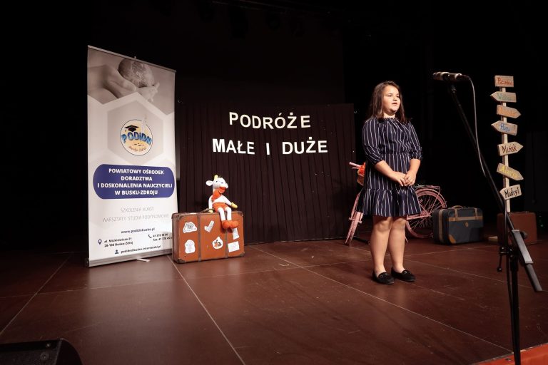 Zdjęcie z wydarzenia: 5 czerwca 2024 R. - XIX finał "Małego" Międzypowiatowego Konkursu Recytatorskiego po hasłem „Podróże małe i duże”
