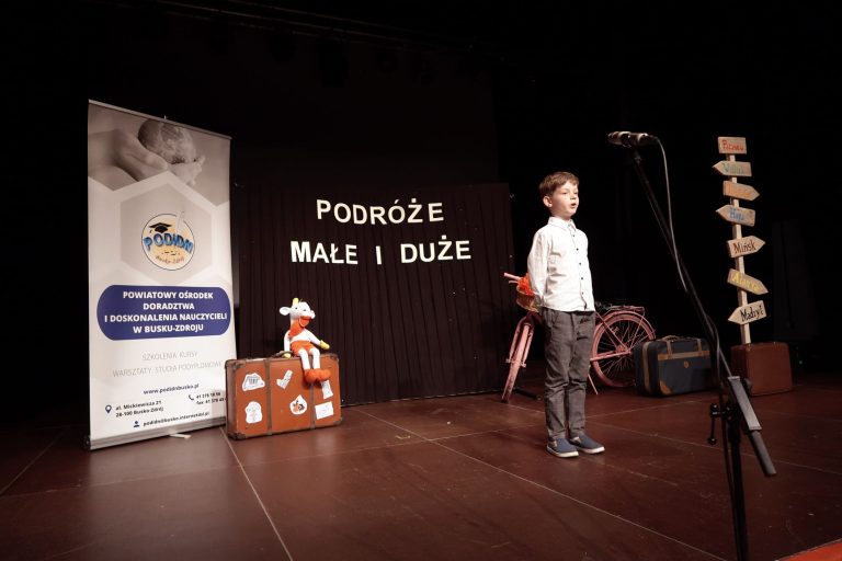 Zdjęcie z wydarzenia: 5 czerwca 2024 R. - XIX finał "Małego" Międzypowiatowego Konkursu Recytatorskiego po hasłem „Podróże małe i duże”