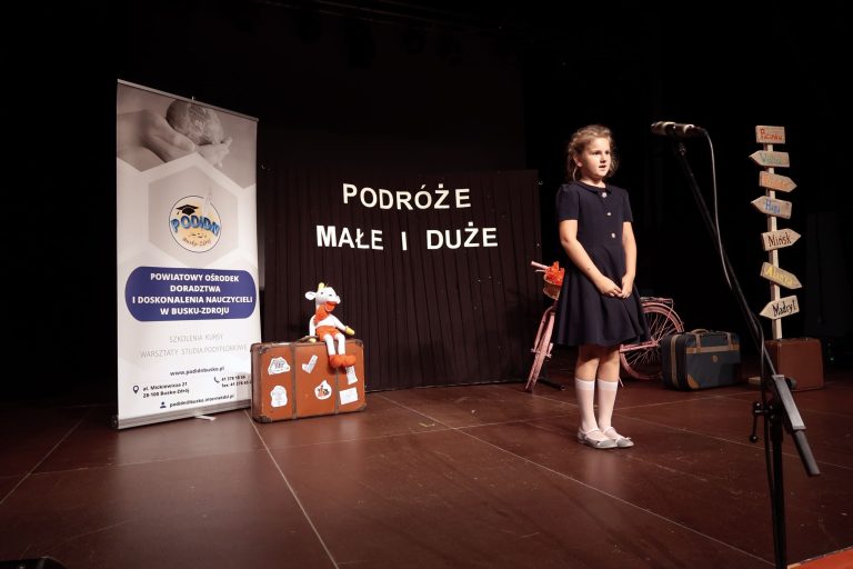 Zdjęcie z wydarzenia: 5 czerwca 2024 R. - XIX finał "Małego" Międzypowiatowego Konkursu Recytatorskiego po hasłem „Podróże małe i duże”