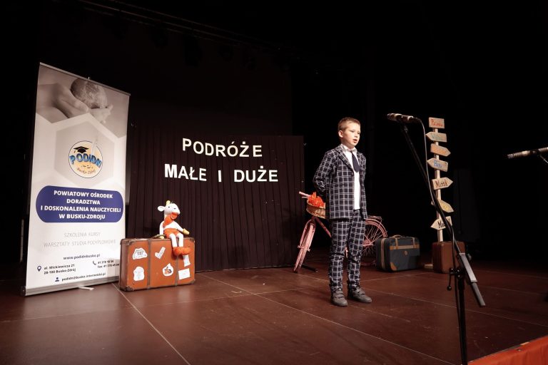 Zdjęcie z wydarzenia: 5 czerwca 2024 R. - XIX finał "Małego" Międzypowiatowego Konkursu Recytatorskiego po hasłem „Podróże małe i duże”