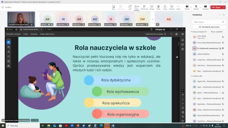 Zdjęcie z wydarzenia: 28 luty 2025 r. - wojewódzka konferencja pod honorowym patronatem Świętokrzyskiego Kuratora Oświaty i Starosty Buskiego - „Holistyczne…”