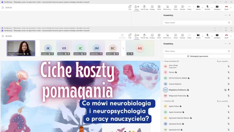 Zdjęcie z wydarzenia: 21 kwietnia 2026 r. wojewódzka konferencja „Wspierając ucznia, nie zapomnieć o sobie - nauczyciel jako kluczowe ogniwo wsparcia młodego…”